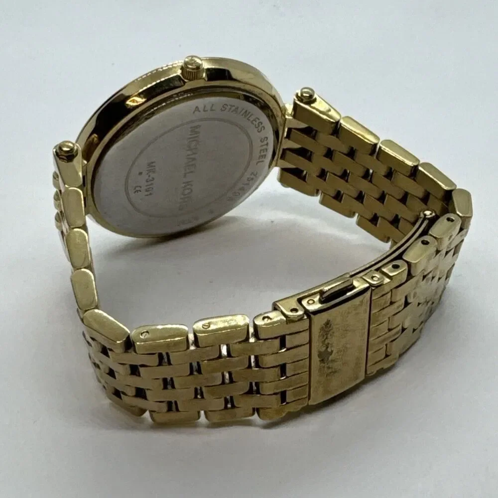 Michael Kors Darci MK3191 Women's Gold Stainless Steel Analog Dial Watch JNA611